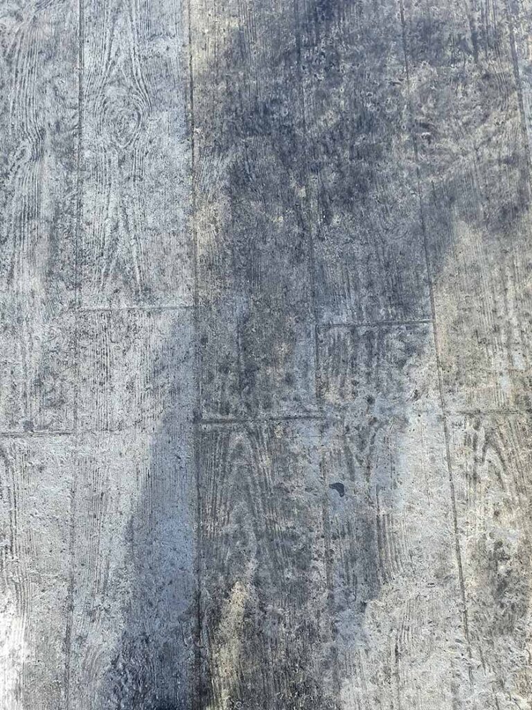 Gjutet däck till villa